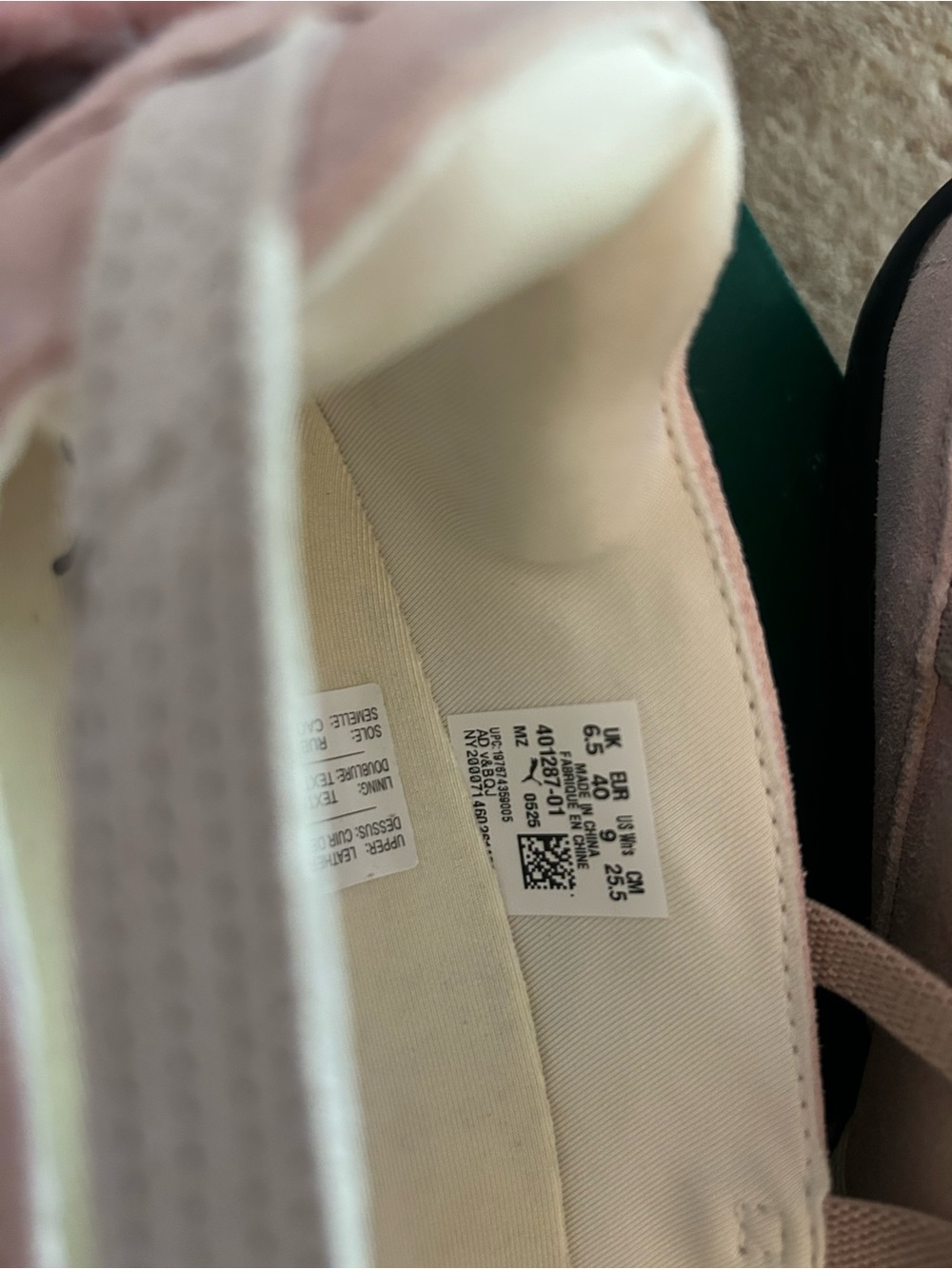 Puma pink suede speed at ballet sneakers sz. 9 NIB - Picture 4 of 4